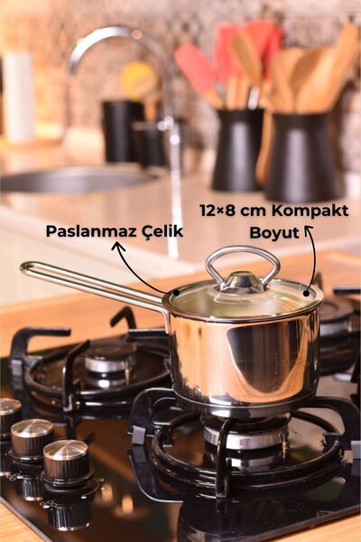 Bambum Poppy - Kaçerola Stainless Steel 12x8 Cm B3059