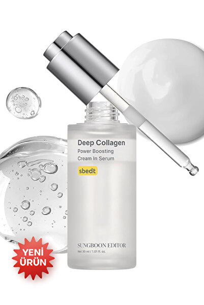 SUNGBOON EDITOR Deep Collagen Power Boosting Cream-Serum/Kolajen İçeren Dolgu...