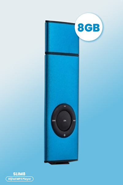 GOLDMASTER SliM8-MP3 MAVİ Digital Player