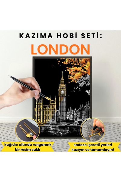 minyaturia Scratch Art Hobby Set – Scratch Pen and Extra Drawing Paper as a G...