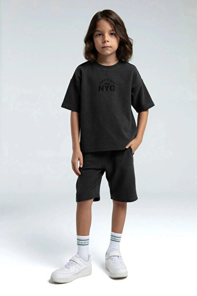 Rolypoly Boy's Bermuda Suit - Anthracite