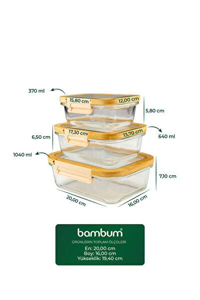 Bambum Moira 3-Piece Storage Set