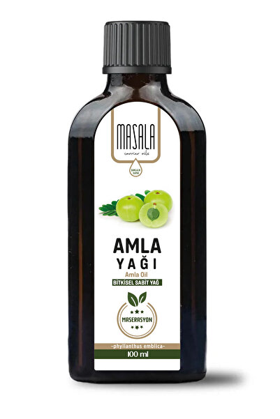 Masala Amla Saç Bakım Yağı 100 ml. (Gooseberry Carrier Oil) Bektaşi Üzümü