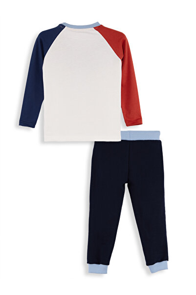 Denokids Bricks Dino Boy's T-Shirt Pants Set