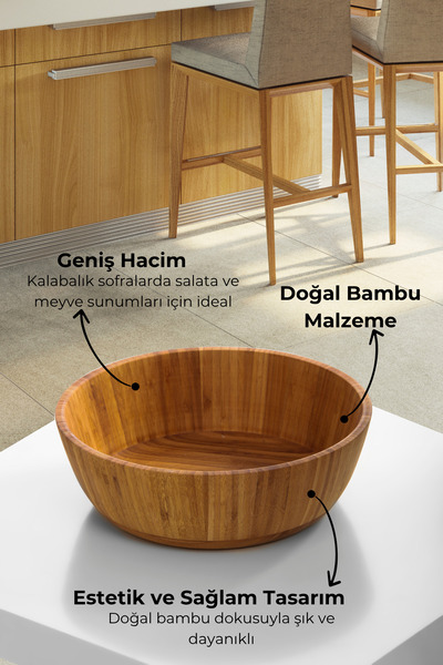 Bambum Guado Büyük Salata Kasesi B2272