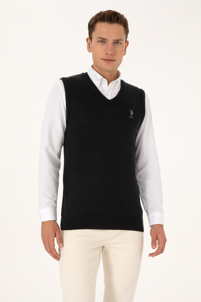 U.S. Polo Assn. Men's Black Sweater 50316843-Vr046
