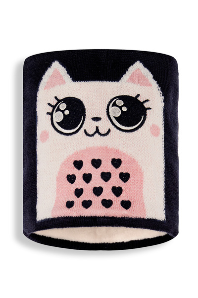 Denokids Kitten Girl's Knitwear Neck Collar