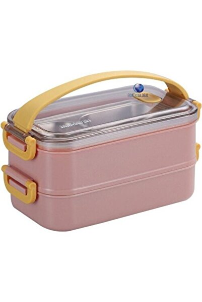 Vagonlife Taşınabilir Üç Bölmeli 304 Paslanmaz Çelik Yemek Kutusu Sefer Tası