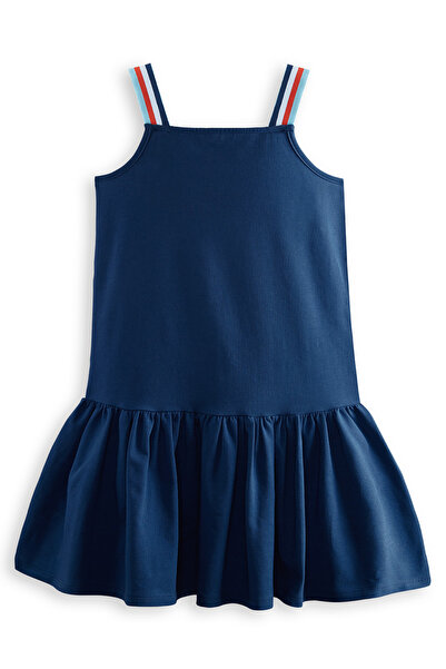 Denokids Sailor Unicorn Navy Blue Girls' Dress