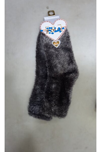 Velvet Polooxgri Socks Grey Plush