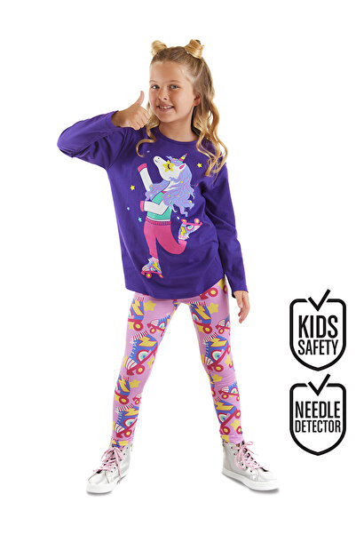 MSHB&G Skating Unicorn Girl's Tunic Tights Set