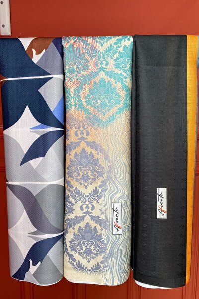 AFVENTE Abstract,Striped,Wavy Pattern Cotton Shawl Buy 3 Get 2