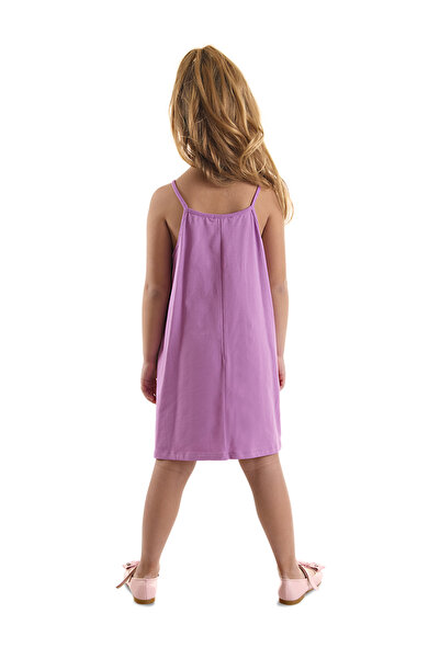 MSHB&G Lilac Strap Frilly Girl's Summer Dress