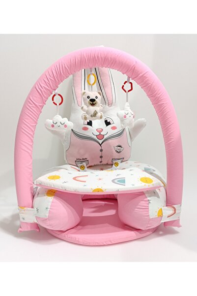 JULYA KİDS وسادة جلوس للأطفال - كرسي تعلم مع لعبة مسند للظهر