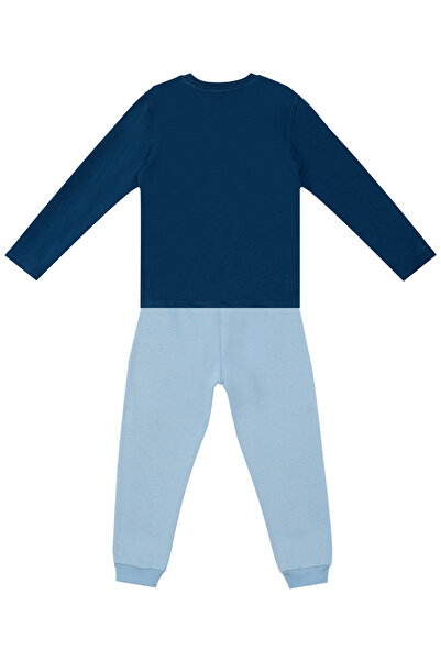 Denokids Monster Fire Department Men's Kids T-Shirt Sweatpants Set