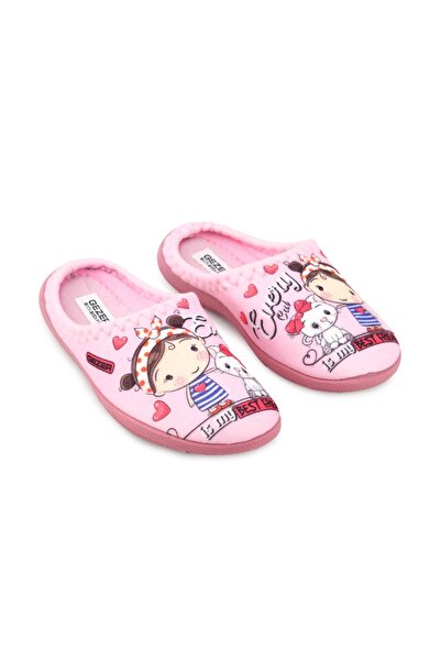 GEZER Παντόφλες χαλιού για κορίτσια με χειμερινό άνετο σόλα με σχέδιο γάτας