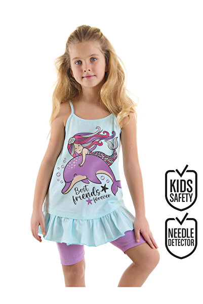 Denokids Girl's Strappy Summer Tunic and Leggings Set - Best Friends