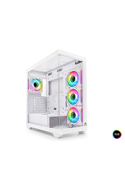 MF2903W PC Gaming Kasa Polar Seri 80+ 850W Power Supply 4xFan - Beyaz