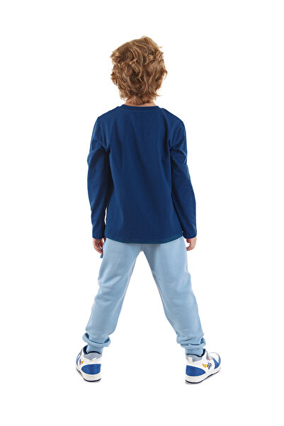 Denokids Monster Fire Department Men's Kids T-Shirt Sweatpants Set