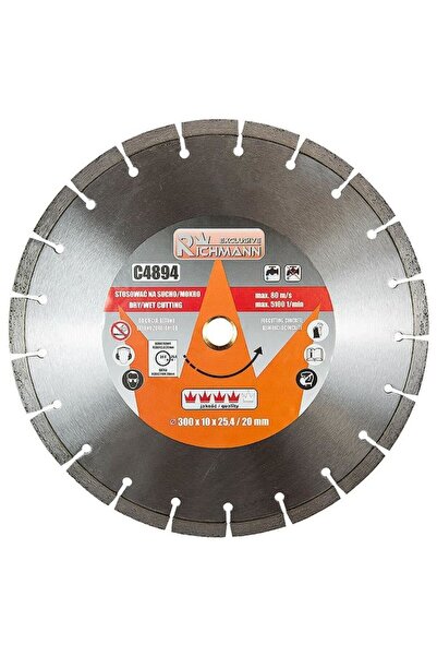 richmann exclusive Disc diamantat segmentat, beton, taiere umeda si uscata, 3...