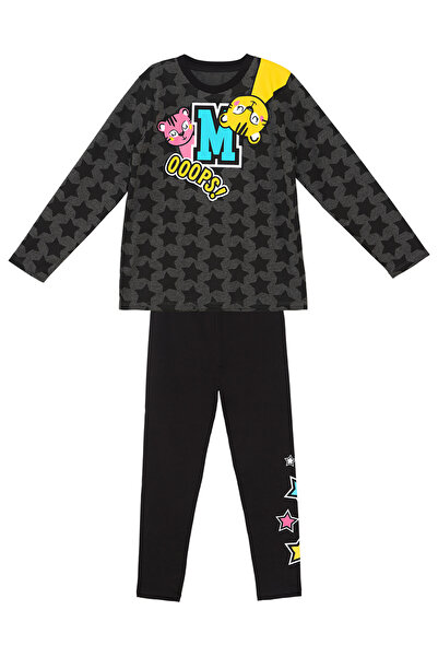 MSHB&G Star Patterned T-shirt and Leggings Set for Girls