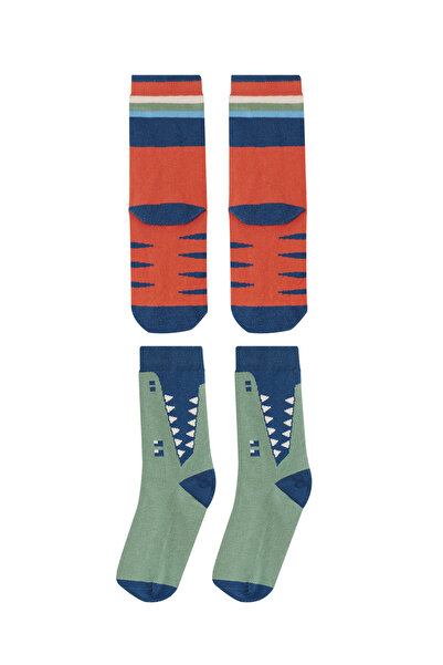 Denokids Animals 2-Piece Sock Set for Boy
