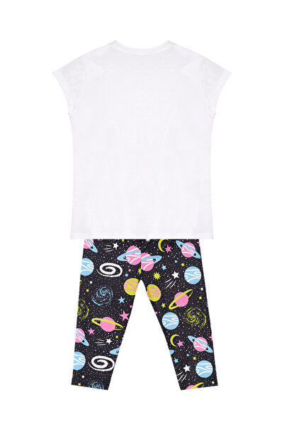 MSHB&G Unicorn in Space Girls' Summer T-Shirt Leggings Set