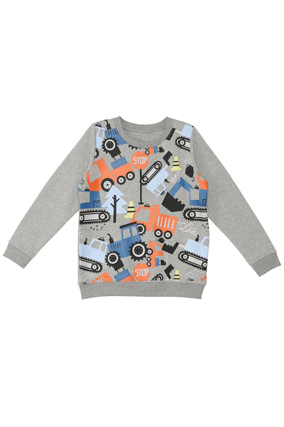 Denokids Boy's Cute Long Sleeve Sweatshirt - Cars