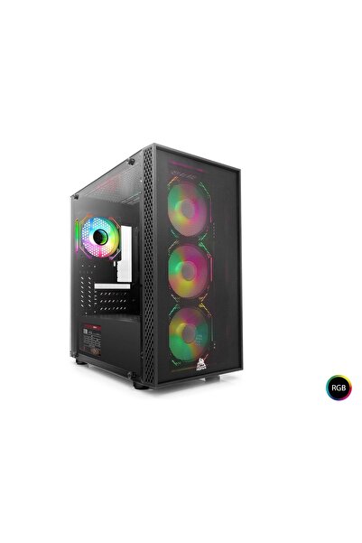 MF2900B PC Gaming Kasa BETA 3 Seri 80 Plus 850W Power Supply 4x ARGB Fan Siyah