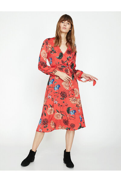 Koton Rotes Damenkleid