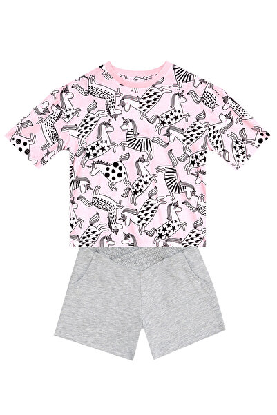 MSHB&G Unicorn Gang Girls - Comfortable Summer T-Shirt and Shorts Set