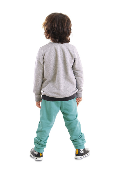 Denokids Smiling Croco Boy Tracksuit Set