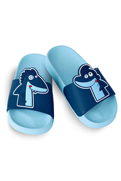 Denokids Shark Boy Slippers