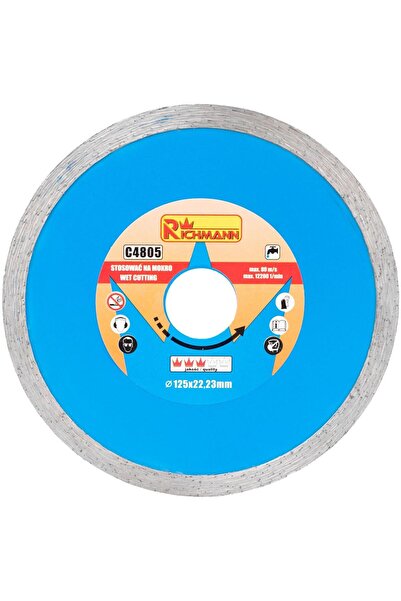 richmann Disc diamantat continuu, placi ceramice, taiere umeda, 125 mm/22.23 mm,
