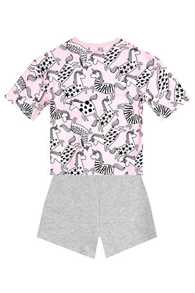 MSHB&G Unicorn Gang Girls - Comfortable Summer T-Shirt and Shorts Set