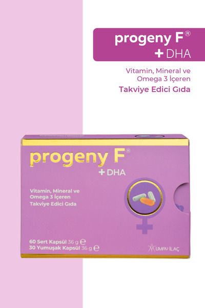 PROGENY F® DHA 90 Kapsül, Gebelik Ve Emzirme Dönemi Ideal, Sağlıklı Ve Doğal Destek!