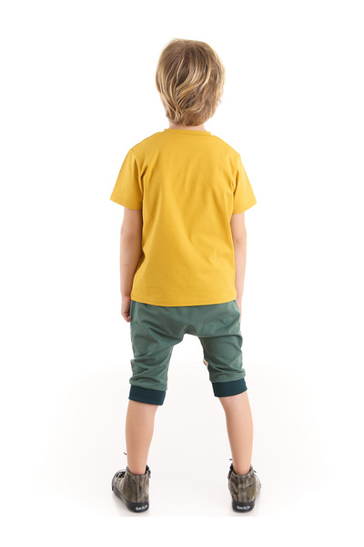 Denokids Monster Truck Boy T-shirt Capri Shorts Set