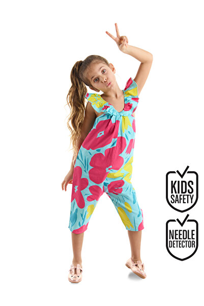 MSHB&G Floral Garden Girl's Poplin Jumpsuit