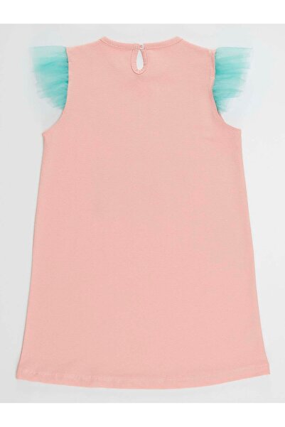 Denokids Pink Tulle Romantic Girl's Summer Dress