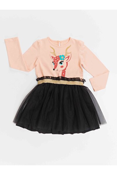 Denokids Şirin Ceylan Girl's Tutu Tulle Dress
