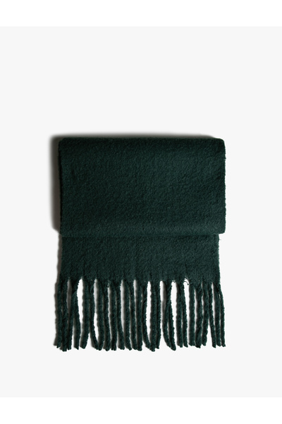 Koton Püsküllü Triko Atkı