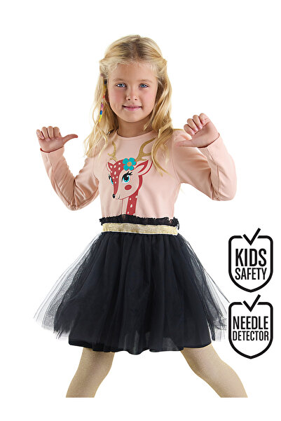 Denokids Şirin Ceylan Girl's Tutu Tulle Dress