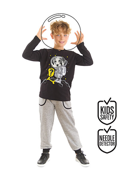 Denokids Astronaut Dog Boy T-shirt Trousers Set