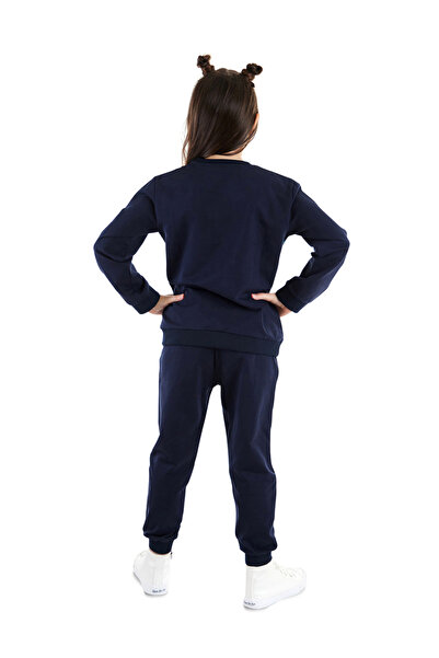 Denokids Dívčí třpytivá zimní tepláková souprava se vzorem koal