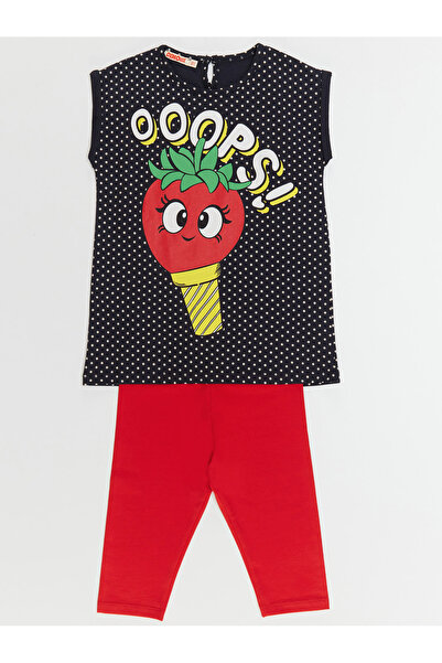 MSHB&G Strawberry Ice Cream Girl's T-shirt Tights Set