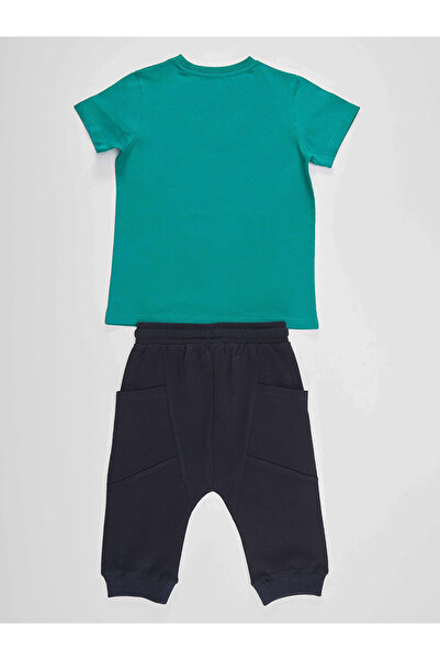 MSHB&G Yellow Digger Boy T-shirt Capri Shorts Set