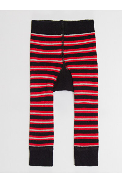 Denokids Colanți-Pantaloni tricotați în dungi pentru bebeluș pompier