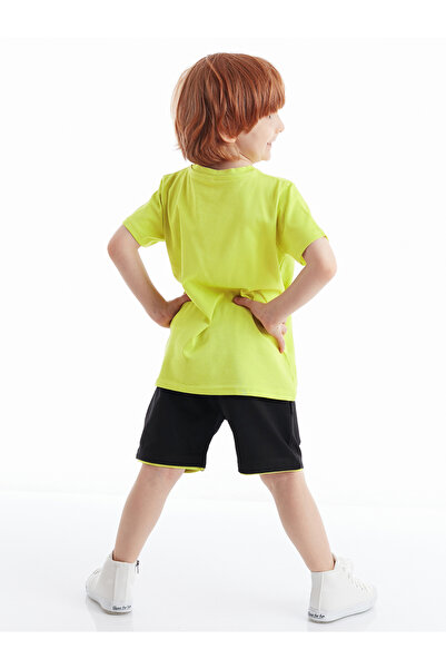 Denokids Cube Monsters Boys T-shirt Shorts Set