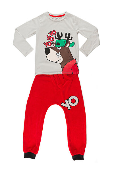 MSHB&G Yo Yo Yo Velvet Boys T-shirt Trousers Set