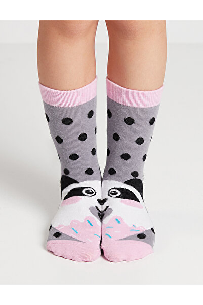 Denokids Panda&Crema Girl Socks Set of 2